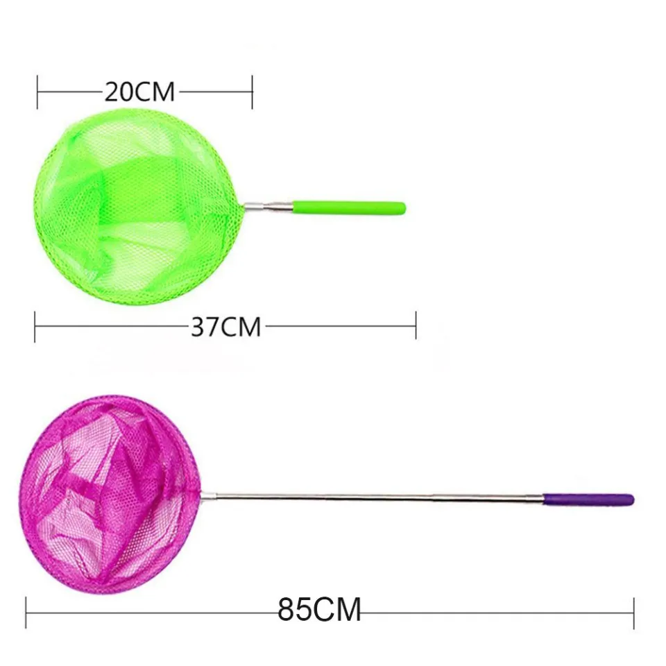 85cm Retractable Fishing Net Kids Butterfly Dragonfly Insect