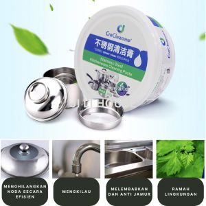 Creclean Magic Cleaning Paste - Pembersih Dapur & Rumah Serbaguna (Stainless Keramik Kaca)