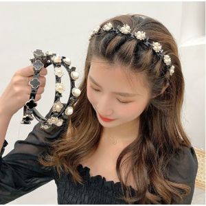 BANDO JEPIT DEWASA SWEET JEWELRY MULTI LAYER  HOLLOW DOUBLE BANGS HHAIRSTYLE HAIRPIN / JEPIT RAMBUT SWEET JEWELRY / HEADBAND KOREA IMPORT