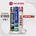 CẦU LÔNG BÁN NHÂN TẠO HEPAS - QUẢ CẦU LÔNG 3 IN 1 - HỘP 12 QUẢ CẦU LÔNG - CÔNG NGHỆ MỚI - HÀNG PHÂN PHỐI CHÍNH THỨC. 