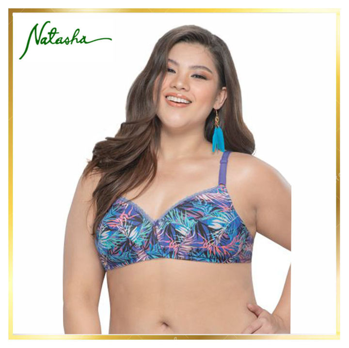 Shop Natasha Simple Sexy Non Wirw Plus Size Bra with great discounts and  prices online - Dec 2023