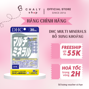 [Combo 2] Viên DHC Multi Minerals bổ sung đa khoáng chất 30 ngày Nhật