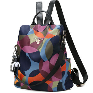 กระเป๋าเป้กันขโมยสำหรับผู้หญิงกระเป๋าสะพายไหล่ผ้าไนล่อนกันน้ำได้รุ่นใหม่ปี2022