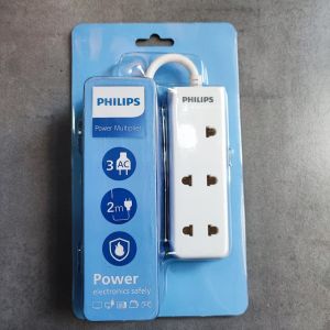 Ổ cắm điện Philips Power Multiplier CHP1130WB ( dây dài 2m 3 ổ cắm 2 chân)