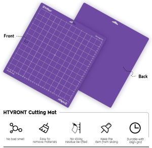 HTVRONT 1 Pack Cutting Mat 12x12 Inch Mix Grip Light and Strong Standard Adhesive Replacement Accessories for Silhouette DIY Crafts