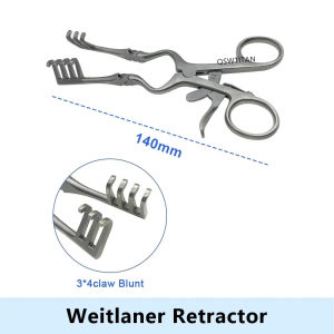 KITA Stainless Steel Wests Self Retaining Retractor Double Joint Retractor Multi-Hook Orthopedics Surgical Instruments