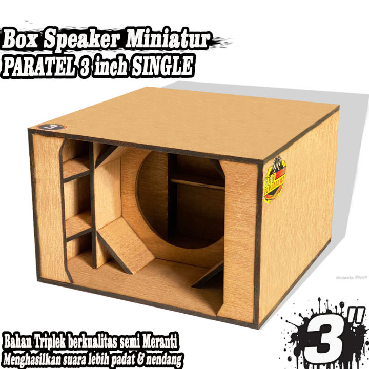 Box Speaker Miniatur Parathel 3 INCH Single | Lazada Indonesia