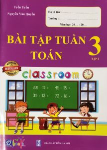Bài tập tuần toán 3 tập 2 - Sách tham khảo cấp 1 lớp 3