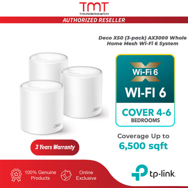 TP-Link Deco X50 / X50 4G AX3000 Whole Home Mesh Wi-Fi System | Lazada