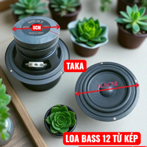 Loa bass 12cm s/o/n/y toàn vành 15cm từ kép 80 gân cao su lời sáng -giá 1 củ