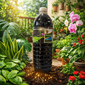 HumicPlus Organic Soil Conditioner & Fertilizer Booster for all flowering & ornamental plants| Cactus | Succulents | Aglaonema | Orchids | flowering | humicplus
