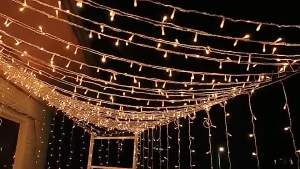 10M 100LED String Light with 8 Modes Waterproof Lamp for Indoor Outdoor Christmas Wedding Party Decoration With EU Plug
