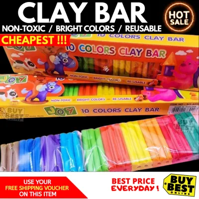Joy Rainbow Clay Bar 10 Colors