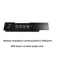 Embedded desktop socket side sliding hidden socket with conference table socket. 
