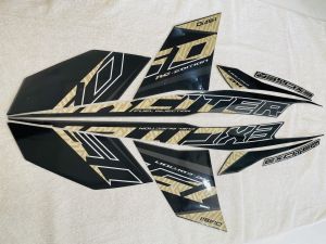 Bộ tem decal dán xe máy Yamaha Exciter 150 đời 2020 2021 màu đen đồng zin thái siêu đẹp
