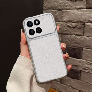 Business Lychee Leather Case for Honor 200 Smart X7C X8C X8A X6C X6B X6A X5B Plus Pure Color Shockproof Camera Protection Cover