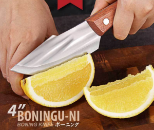 Pisau Daging Dapur Pisau Jepang Super Tajam /Pisau Tulang Survival Dengan Sarung