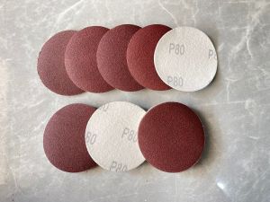 PAKET 50 PCS HSS Amplas Velcro Grit P100 Amplas Bulat Tempel Mesin Gerinda