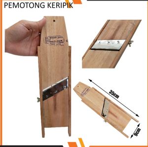 Parutan Pemotong Keripik dan Singkong Serbaguna Bahan Kayu
