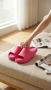 [Free Shipping] Womens negative heel shoes with arch support pelvic correction slippers front high back low non-slip home sandals for outdoor wear