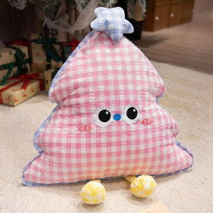 JOJO CASTLE 55cm Christmas Tree Plush Toys Cute Xmas Tree Stuffed Cuddly Plush Soft Pillow Baby Dolls Christmas Wishing Trees Cushion Xmas Decoration Great Gift