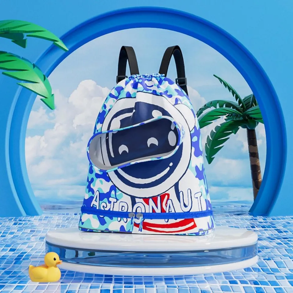 Swim Backpack Children Swimming Bag Dry Wet Separation Beach Bag Boy Girl 