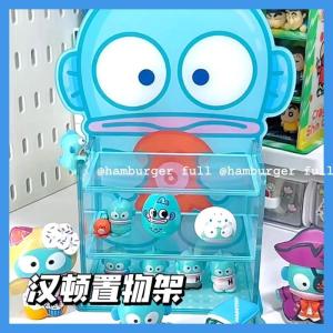 Christmas Gift Halloween Hot Miniso Kawaii Acrylic Storage Rack Hello Kitty Cartoon Dormitory Desktop Storage Rack Kuromi Cute Fashion Household Products