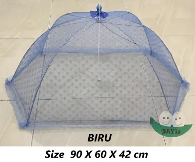 BAYIe - Kelambu Kojong Tudung Bayi Anti Nyamuk Model Payung Size 90x60x42 cm