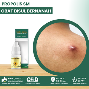 Obat Bisul Bernanah Obat Bisul Anak Dan Dewasa Obat Benjolan Bernanah Obat Bisul Parah Cenang Bernanah Obat Penghilang Bisulan Bisul Sakit Dan Perih Dengan Propolis SM