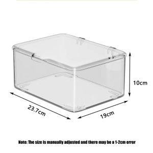 Desktop Storage Box Dustproof Multi-Purpose Storage Box With Cover Cosmetics Facial Mask Mobile Phone Storage Box