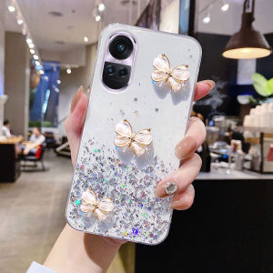 phone case OPPO Reno10 Reno8T Reno8z 5G Reno7 Z 5G Reno7 4G Shiny Butterfly Decorated Starry Design Casing OPPO Reno8 T Reno8 Z 5G Reno7z Reno8 5G Reno7 5G Reno7 Pro 5G Phone cover