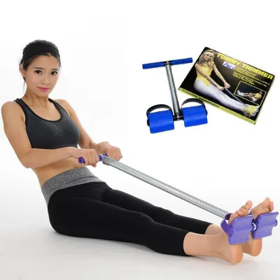 [HCM]Dây kéo tập lưng bụng eo thon căng cơ Tummy Trimmer lò xo cứng chắn - Dây kéo tập đùi dây tập thể dục
