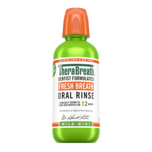 TheraBreath Mouthwash Fresh Breath Oral Rinse - Mild Mint
