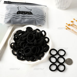 Yesstyle [100 PCS] Set Ikat Rambut Donat Warna Warni Kunciran Rambut Anak