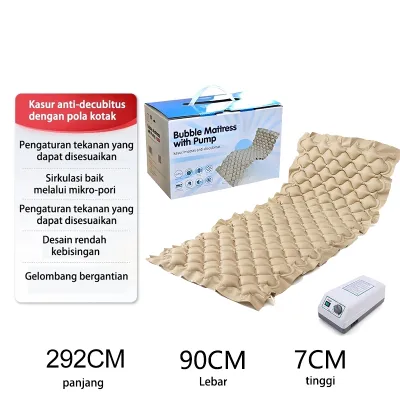 Kasur Anti Decubitus Lengkap Pompa & Kasur Saja/Kasur Decubitus /Matras Anti Decubitus/With Bubble Mattress/Mattress Matras Kasur Angin Tempat Tidur