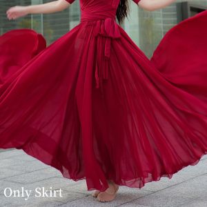 Belly Dance Accessories Modern Dance Fusion Style Swing Costume Practice Oriental Dance Fairy Skirt