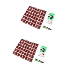 Free gift 48pcs Bike Tire Patch with Glue Bicycle Repair Patches