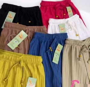 celana panjang perempuan kulot anak hornet knit bahan knit hornet tebal adem lembut