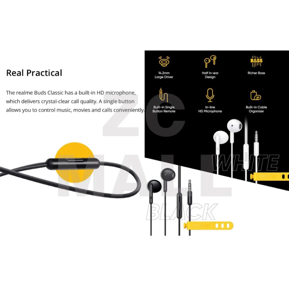 REALME BUDS CLASSIC WIRED EARPHONE RMA2001