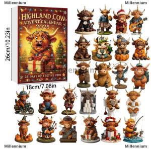 [COD] Millennium 24 Days Capybara Advent Calendar Cute Capybara Christmas Ornaments Countdown Calendars Christmas Tree Pendant Surprises Gifts