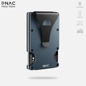 DNAC Metal Wallet Card Holder RFID Dompet Kartu Minimalis Pria Wanita