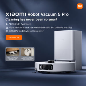 【NEW】 - Xiaomi Robot Vacuum 5 Pro | 20000Pa suction power AI Obstacle Avoidance anti-tangle design