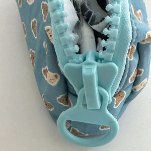 pamelaea Cartoon Bear Cosmetic Storage Bag Women Winter Makeup Organizer With Big Zipper Stationery Bag Pencil Case 2024 Gift