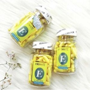 Animate Serum Wajah Vitamin E Facial Essense - isi 60 Kapsul