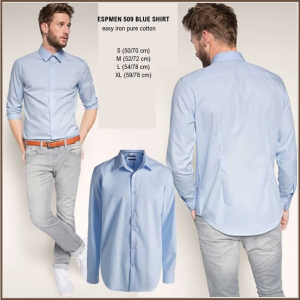 Kemeja Formal Pria Murah Men 509 Blue Shirt