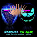 Topeng LED Boywithuke LED Mask Face Changing Mask. 
