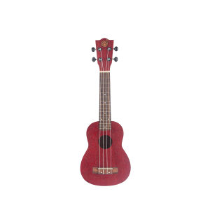 Ukulele Soprano Mandalika Red Maroon UK-21RD Fullset Include Softcase