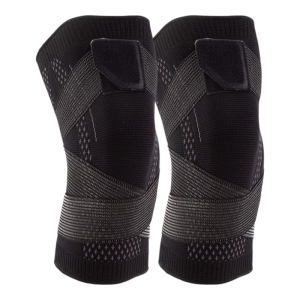 Breathable Nylon Knee Guard Adjustable Support Sports Knee Protectors for Joint Protections During Exercise Fitness