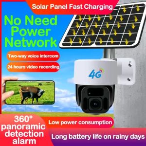 4G GSM Solar CCTV Camera (Putar Kiri-Kanan-Atas-Bawah) Waterproof Kamera