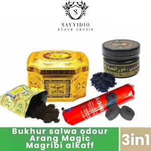 paket bukhur arab ori salwa odour arang maghribi alkaff bakhoor oud aroma terapi relaksasi wangi